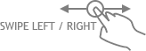 History Swipe Indicator